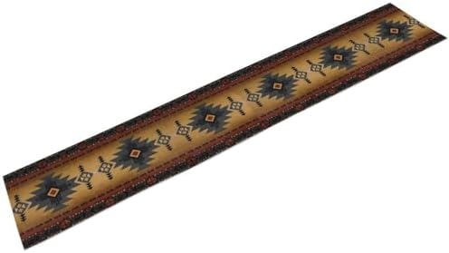 Aztec Table Runner, Southwestern Ethnic Geometric Triditional Table Runner Table Setting Decor for Kitchen Garden Farmhouse Party Holiday Dinner Home, 13x90 Inch