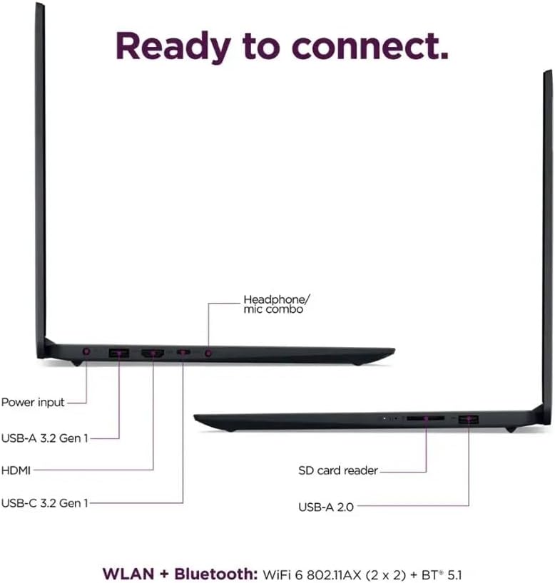 Lenovo IdeaPad 15.6" FHD Touchscreen i5 Laptop, Intel 10-Core i5-1335U(Beat Ryzen 7 7730U) 16GB RAM 256GB SSD, Intel Iris Xe Graphics, Privacy Camera, Wi-Fi 6, Win11, for Business and Student-Home