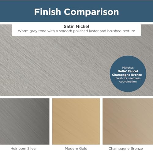 Franklin Brass 10 Pack Brushed Nickel Cabinet Handles 3-3/4 inch (96mm) Kitchen Cabinet Handles and Drawer Pulls for Cupboards and Dressers | Tiered Foot