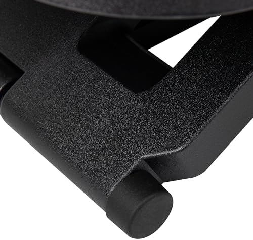 Mind Reader Foot Rest, Under Desk at Work, Ergonomic, Height Adjustable, Office, Plastic, 17" L x 13" W x 6.25" H, Black (Pack of 5)