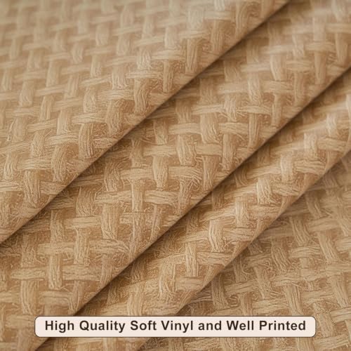 LIBERECOO Heavy Duty Vinyl Tablecloth with Flannel Backing Waterproof Oil-Proof Plastic Table Cloth Stain-Resistant Wipeable Rectangle or Square Table Cover for Indoor and Outdoor 60 x 84 Inch