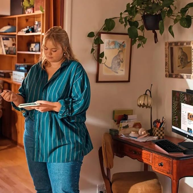Lenovo A100 24" IPS FHD All in One Desktop Computer | Intel Core i3-N305 CPU (8 Cores) | 16GB RAM, 512GB PCIe SSD | WiFi 6, Bluetooth 5.2, HDMI | Windows 11 | Cloud Grey | UHD Graphics