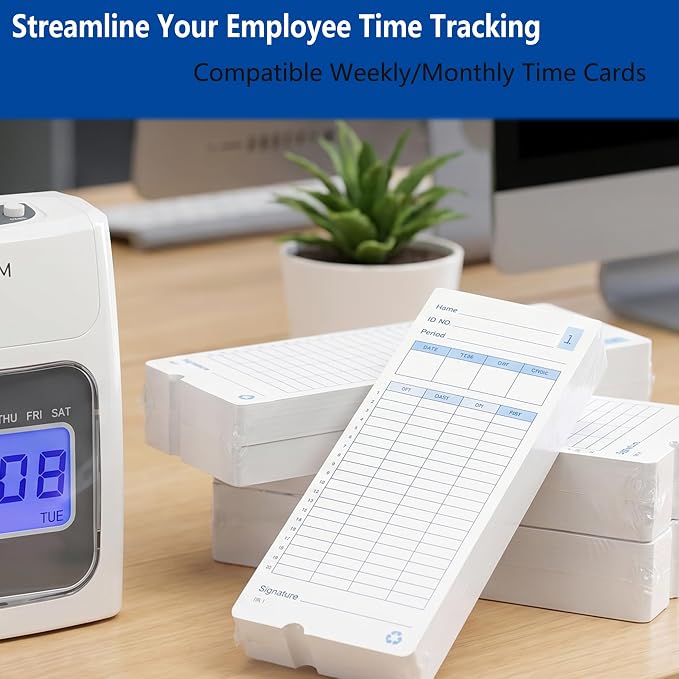 (300pack) E14(E14-100) Time Cards for Lathem Model 400E Time Clock