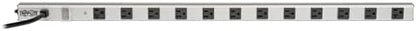 Tripp Lite 12 Outlet Surge Protector Power Strip, 15ft Long Cord, Metal, (SS361220) Black/Gray