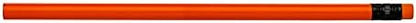 Pencil Guy Blank Neon Round Pencils, Neon Red
