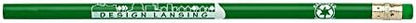 Pencil Guy Promotional Personalized Imprinted Pencils, Green