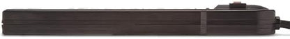 Amazon Basics 6-Outlet Surge Protector Power Strip with 200J Protection, Circuit Breaker, 2ft Extension Cord, Black, 20-Pack