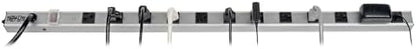 Tripp Lite 12 Outlet Surge Protector Power Strip, 15ft Long Cord, Metal, (SS361220) Black/Gray