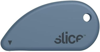 Slice Micro Safety Cutter | Safe Ceramic Box Cutter Lasting 11x Longer than Metal | Keychain Box Opener | Combo Pack | Slate + Millennial Gray