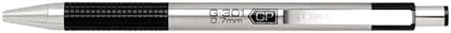 Zebra Pen F-301 Retractable Ballpoint Pen, Black/Blue Ink, 0.7mm, 6-Pack