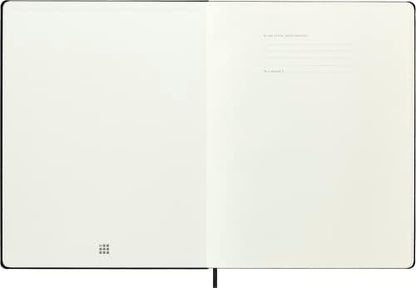 Moleskine Notebook, XXL, Ruled, Black, Hard Cover (8.5 x 11)