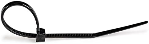 StarTech 4"(10cm) Cable Ties, 94V-2/UL Listed, Black, TAA (CBMZT4BK)