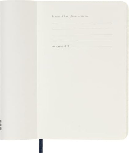 Moleskine 2027 12-Month Weekly Planner, Pocket, Sapphire Blue, Softcover