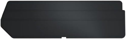 Akro-Mils 40234 Plastic Length Dividers for AkroBins Stackable Storage Bins Model 30234, Custom Storage Inserts for Tools, Crafts & Supplies, 6-Pack, Black