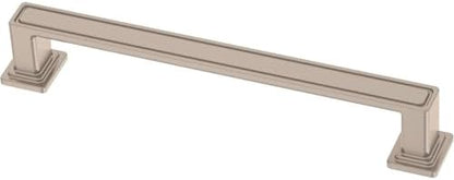 Franklin Brass 10 Pack Brushed Nickel Cabinet Handles 5-1/16 inch (128mm) Kitchen Cabinet Handles and Drawer Pulls for Cupboards and Dressers | Recessed Square