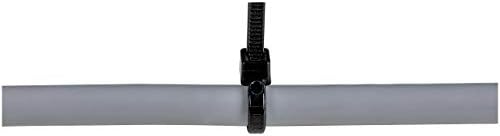StarTech 4"(10cm) Cable Ties, 94V-2/UL Listed, Black, TAA (CBMZT4BK)
