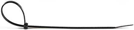 StarTech 10"(25cm) Cable Ties, 94V-2/UL Listed, Black, TAA (CBMZT10BK)