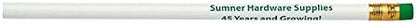 Pencil Guy Personalized Imprinted Pencils, White, 1000 per box