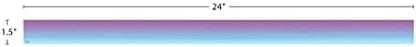 Teacher Created Resources Purple and Blue Color Wash Magnetic Border