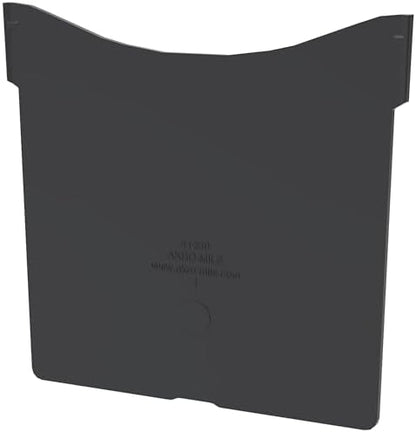Akro-Mils 41230 Plastic Width Dividers for AkroBins Stackable Storage Bins Model 30230, Custom Storage Inserts for Tools, Crafts & Supplies, 6-Pack, Black