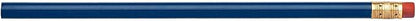 Pencil Guy Blank Round Pencils, Medium Blue