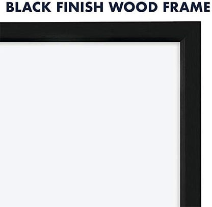Quartet Magnetic Whiteboard, 17 x 23 inches White Board, Dry Erase Board, Black Frame (MWDW1723M-BK)