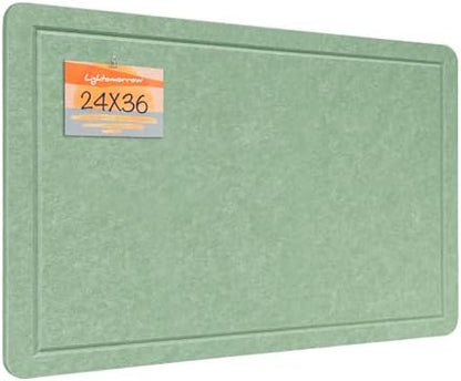 Felt Bulletin Board 36x24 inches, Decorative Pin Board for Home & Office