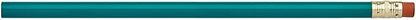 Pencil Guy Blank Round Pencils, Teal, 144 to a box