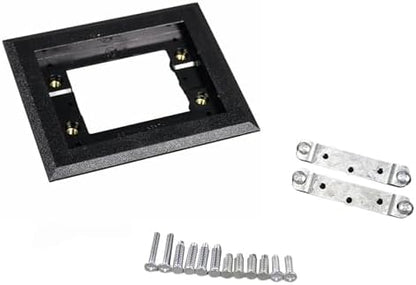 Legrand Wiremold OmniBox Single Gang Floor Box Carpet Flange Black 1 Pack