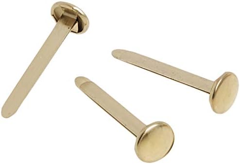 ACCO Solid Brass Fasteners, 1 1/2-Inch Capacity, 100 Count (A7071506) (Pack of 10)