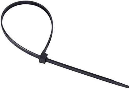 Gardner Bender 46-206UVB Doublelock Cable Tie, 6 Inch., Tensile Strength, Wire / Cord Management Industrial and Household Use, Nylon Zip Tie, 100 Pk., UV Resistant Black