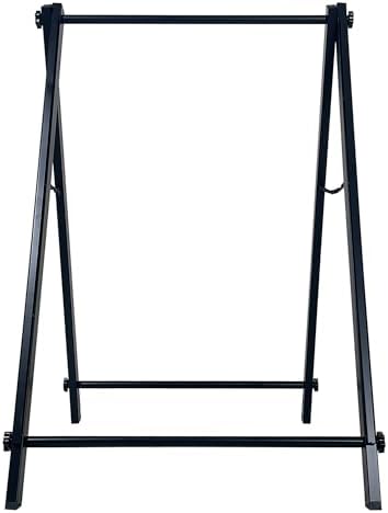 24”x36" Premium Heavy-Duty A-Frame Sign Stand – Holds 2 Insert Boards + 1 Hanging Sign | Weatherproof Sidewalk Sign Holder for Business, Real Estate, Restaurants & Events (STAND ONLY) (1)
