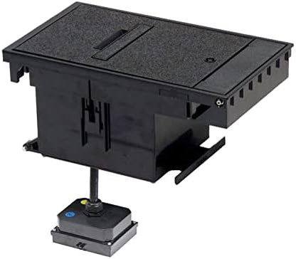 Legrand Wiremold XB814C520BK 2-Gang Outdoor Weatherproof Ground Box Assembly, 20 Amp Duplex Receptacles, Black (1 Pack)
