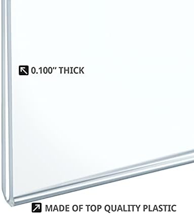 Azar 162706 14-Inch W by 8.5-Inch H Wall U-Frame, 10 Count