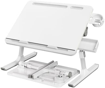 SONGMICS Bed Laptop Desk, Foldable, Adjustable Height, 15.7 x 22 Inches