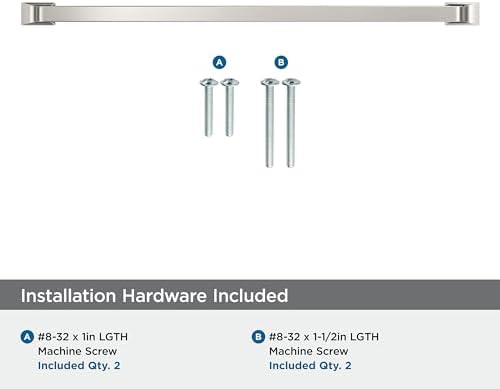 Amerock 12-5/8" Westerly Polished Nickel Drawer Pull