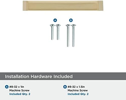 Amerock | Cabinet Pull | Champagne Bronze | 3 inch (76 mm) Center to Center | Blackrock | 1 Pack | Drawer Pull | Drawer Handle | Cabinet Hardware