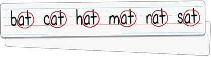 Really Good Stuff Double-Sided Dry Erase Sentence Strip Boards - 12 Pack