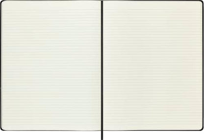 Moleskine Notebook, XXL, Ruled, Black, Hard Cover (8.5 x 11)