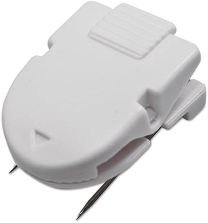 ADVANTUS Panel Wall Clip for Fabric Panels, Standard Size, 40-Sheet Capacity, Pack of 4, White (75300)