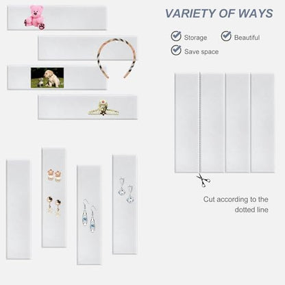 48" x 36" Large Felt Bulletin Board, Four-Stripe Warm White
