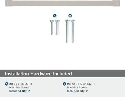 Amerock 10-1/16" Blackrock Satin Nickel Drawer Pull