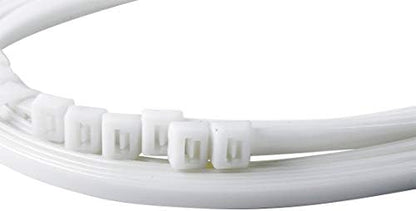 Gardner Bender 46-315M DoubleLock Cable Tie, 14 inch, 75 lb, Electrical Wire and Cord Management, Nylon Zip Tie, 1000 Pk, Natural White