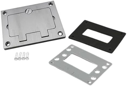 Legrand Wiremold OmniBox GFCI Floor Box Cover Plate Brushed Aluminum 1 Pack
