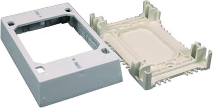 Legrand Wiremold Nonmetallic Raceway 1 Gang Extra Deep Electrical Box White (Pack of 5)