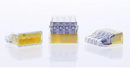 Ideal Electrical 30-1031 in-Sure Push-in Wire Connectors, 2-Port, 3-Port & 4-Port, 25 Each, (75 Pack)