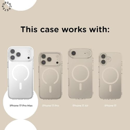 PopSockets iPhone 17 Pro Max Phone Case with MagSafe- Berry Gingham