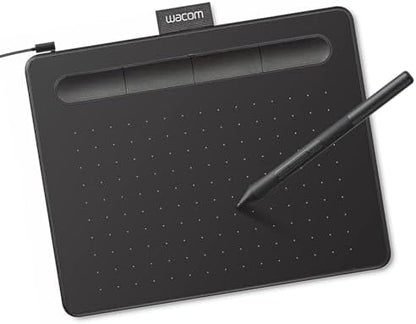 Wacom Intuos Small, Wired Graphic Drawing Tablet with Pen + Software