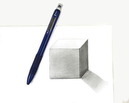 Zebra Pen Z-Grip Mechanical Pencil, 0.7mm #2 HB, Navy Barrels, 12-Pack
