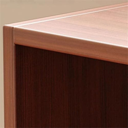 Lumber Organizer Shelf 3/4 Shelves, Lateral Filing or Vertical, Closed Back Floor-Standing Bookshelf Rack Bookcase Cabinet Tiered Shelf Grid Storage Unit Natural 39.4" L x 9.4" W x 31.5" H
